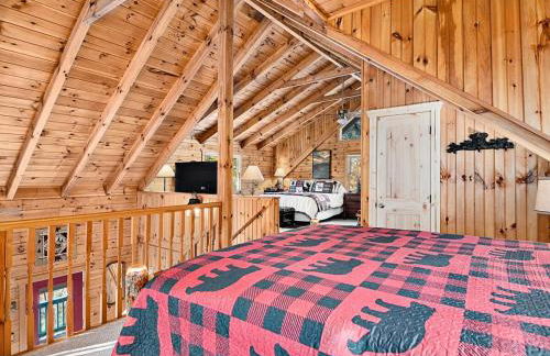 BearHavencabinfun 3 story Log Cabin Mountain View,Hot Tub, sleeps 10 - Foto 35