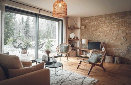 Charming stone gîte - Nature, terrace & calm - Jura - Foto 23