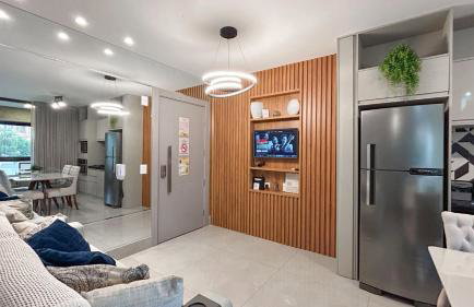 Estúdio Luxuoso no Vertigo com Smart TV na Cama - Foto 3