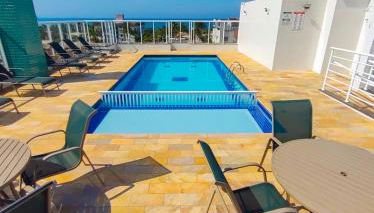 Apartamentos a 200m praia das Toninhas - Condomínio Vista Verde | Piscina na Cobertura com vista Espetacular - Foto 3