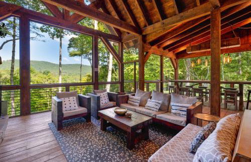 Copperline Lodge - Luxury Creekside Retreat - Creekside Views, Hot Tub, Game Room, Outdoor Fireplaces, Chef Kitchen, Fire Pit - - Foto 4