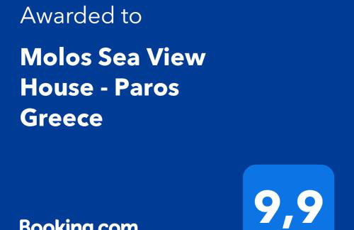 Molos Sea View House - Paros Greece - Photo 13