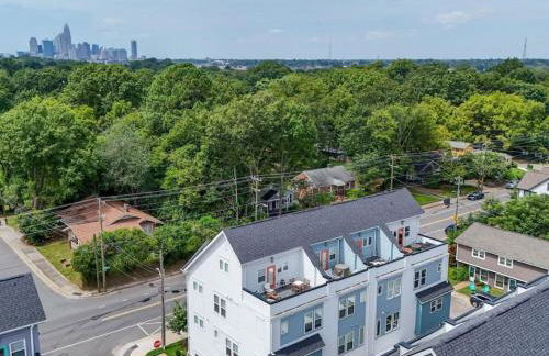 Rooftop Retreat Heart of NoDa Light Rail Sauna - Foto 7