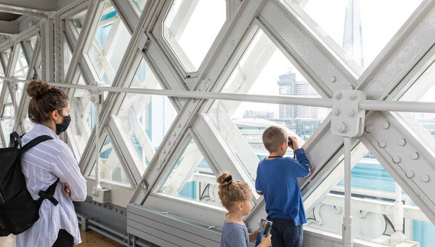 Tower Bridge Tickets - Photo 5, Admiring London from inside Tower Bridge