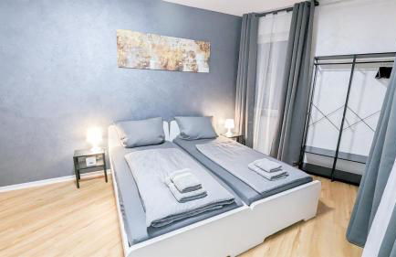 ALFA 4 Zimmer Apartment 8 Personen TV WIFI WM I 4BR 7Beds I 8 people I Kitchen l Bathroom - Foto 20