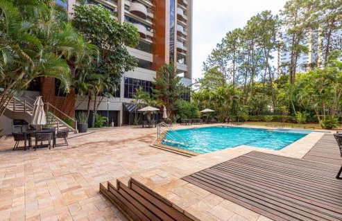 Hospede-se em Alphaville flat moderno com lazer - Foto 40