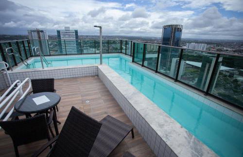 FLAT CONFORTÁVEL EM BOA VIAGEM - Foto 13