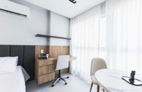 Estúdio Moderno no City House - Área de lazer com vista 360º e Piscina - Foto 58