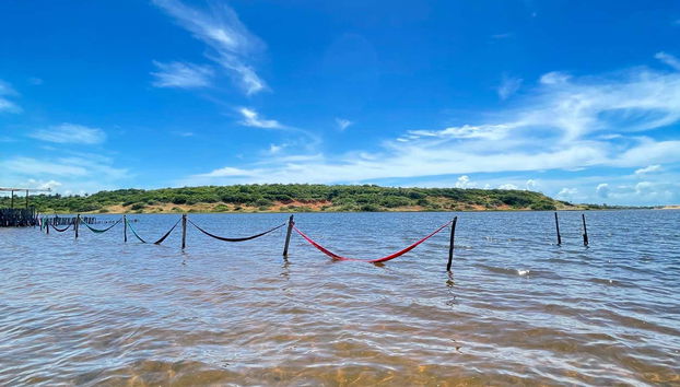 Lagunas naturales de la playa de Lagoinha