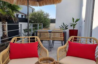 Le Bananier, Quartier La Chaume avec jardin, plage à 1km, 4 à 5 pers - Foto 13