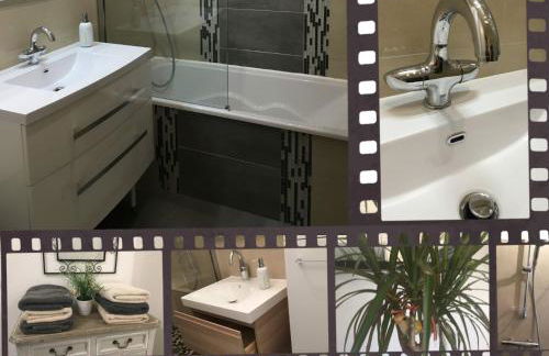 BedinReims elegant green bottle quiet and close to center free parking and wifi free ideal 5 à 9 Adultes - Foto 23