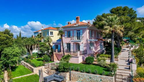 Stunning seaview villa. Villefranche Sur Mer - Foto 4, Garden, sunbed, Garden view