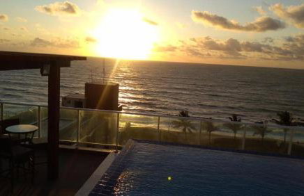 VISTA para o MAR e o PÔR DO SOL - MAR BELLO PLAZA - Foto 14