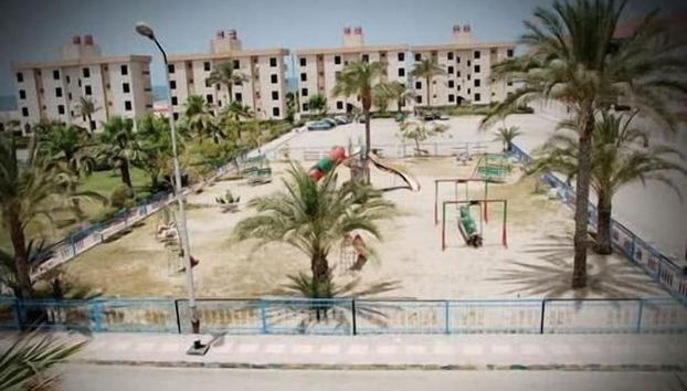 Zona de juegos infantil al aire libre