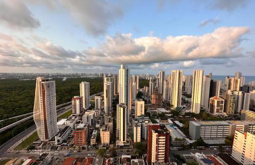 BEACH CLASS RECIFE BOA VIAGEM FLAT ANDAR ALTO - Foto 35