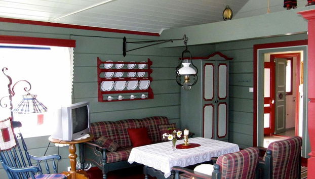 4 Person Holiday Home in Utvik - Foto 5, Sala de estar