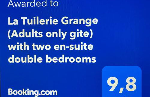 La Tuilerie Grange (Adults only gite) with two en-suite double bedrooms - Foto 53