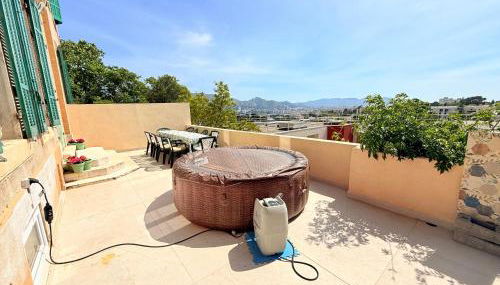 Duplex avec Spa, terrasse vue mer Marseille Calme & Central - Foto 5