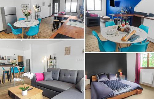 Maison plein pied Béthune avec place de parking, jardin clos et terrasse exterieure, quartier calme proche centre proche gare, capacité 4 personnes - Foto 2