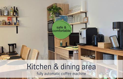 Baham-Apartment Nuernberg - including hot tub, sauna, massage chair, roof terrace, barbecue - metro 15 min, exhibition center 8 min walk - Foto 8