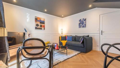 Le Cosy Chic . Proche gare . Centre-ville Mâcon . Neuf . Climatisation . Design . Wifi . - Foto 4