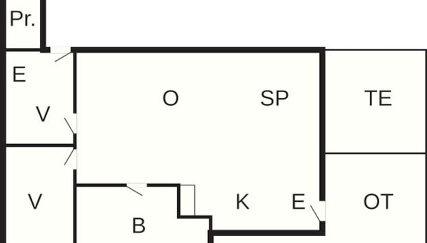 4 Person Holiday Home in Hemmet - Foto 2, Plano