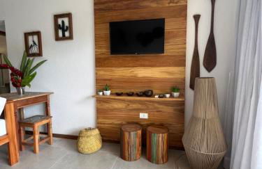 Trancoso43 - Lindo apartamento 1 suíte , sala com varanda - Foto 24