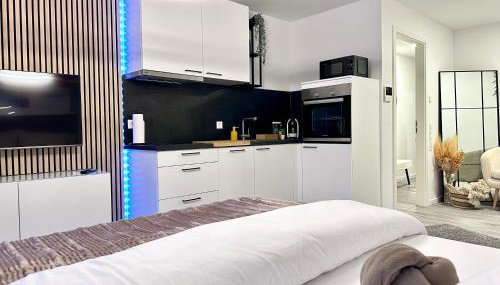 Modernes Apartment inkl. TG-Stellplatz in der Nähe zum Bahnhof - YUKA Apartments - Foto 5, stove, pet friendly, minibar