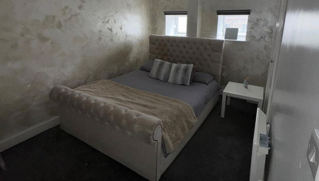 Central Sheffield 3-bed Apt, Sleeps 6 With Parking - Foto 3, Habitación