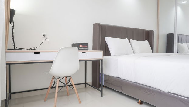 Comfy Studio Apartment At Evenciio Margonda - Foto 3, Habitación