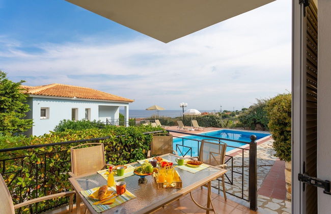 Skala Villa Yellow Large Private Pool Walk to Beach Sea Views A C Wifi - 2826 - Photo 19