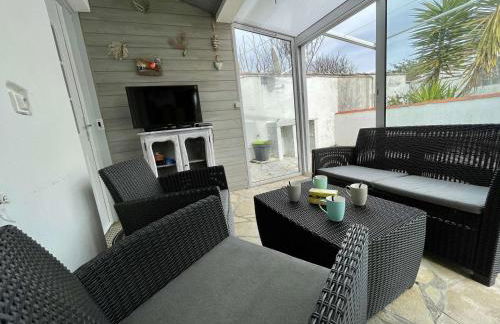 Maison calme 2 chambres, proche plage, wifi, parking - FR-1-246A-193 - Foto 5