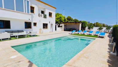 Calpe chalet privado 7 min de la playa piscina wifi parking aire barbacoa grupos - Foto 5