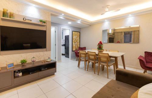 150m Praia do Forte, Conforto, 3 Ar Split, Garagem, Enxoval completo - Foto 2