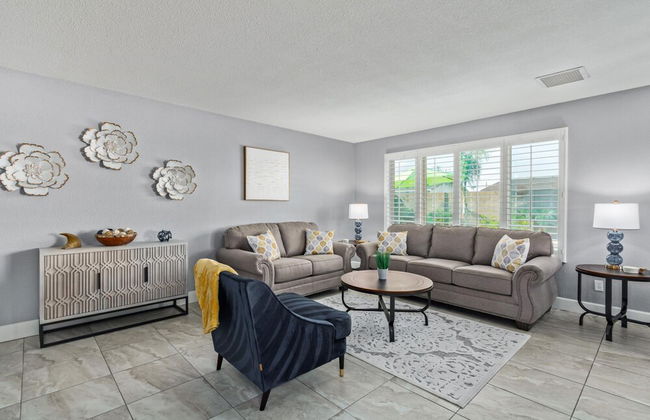 Palm Tree Paradise Heated spa Pool Firepit - Foto 11