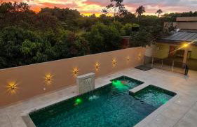 Casa condomínio 5 quartos piscina churrasqueira Vicente Pires Jockey - Foto 1