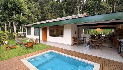 Casa 08 Floresta Boa Vista - Piscina Privativa e Lounge com Deck em Meio à Natureza - Foto 1, Garden, Garden view