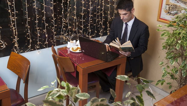 Zona de estar del vestíbulo