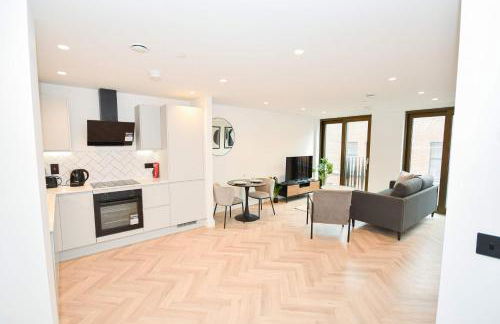 Modern 1 Bed Flat in Central Manchester w Balcony - Foto 16