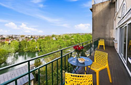 Maison familiale, vue panoramique, bord de Marne - Foto 8