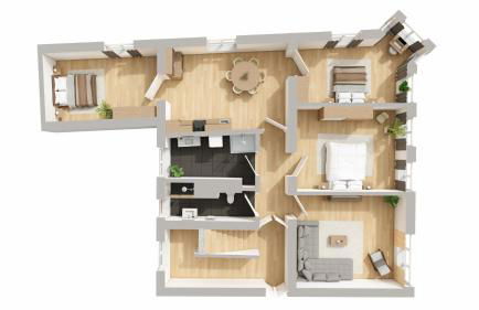 Luxus Apartments - Perfekt für Familien & Gruppen - Zentrale Lage & Parkplatz - Foto 60