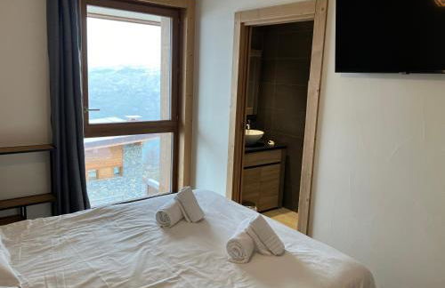 Luxurious duplex for 4-7p with large terrace and pool in ski-in ski-out 5 star residence at Les Arcs - Foto 52