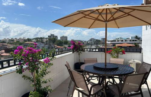 Cobertura pé na areia, 3 suítes e área externa - Foto 1