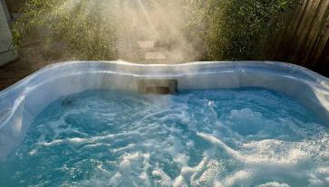 Lodge with Jacuzzi Hot Tub at The Waun Wyllt - Foto 1