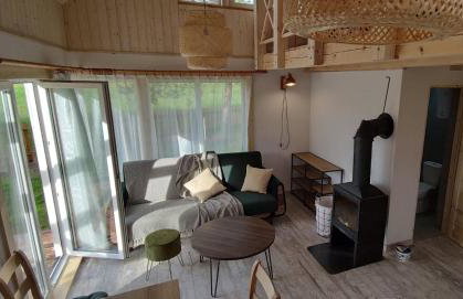 Zielony domek nad Marychą w Budwieć - Foto 20