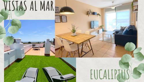 Vistas al mar playa Eucaliptus, con solarium privado - Foto 1