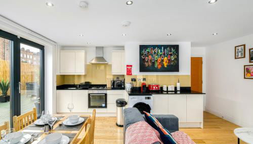 2 Bedroom, 2 Bathroom Apartment with Roof Terrace in Hoxton Shoreditch - Foto 3, stove, toaster