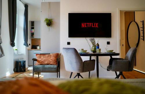 EDLER WOHNRAUM Luxuriöses Studio im Zentrum mit Balkon, Kaffeevollautomat, Klima & Parkplatz - Foto 6