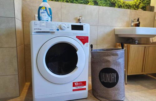 Frankenherz-Apartments - Premium Wohnung mit Terrasse & zwei Schlafzimmern, nahe Playmobil-Funpark, Self-Check-In - Foto 43