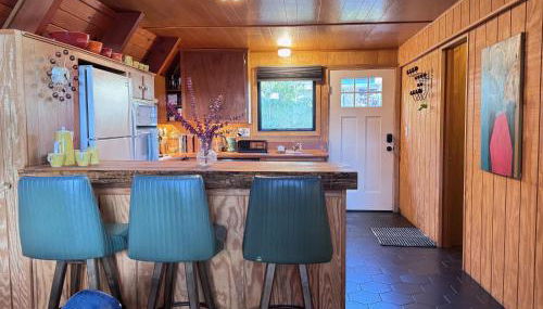 A-Frame with Carousel Fireplace - Foto 3